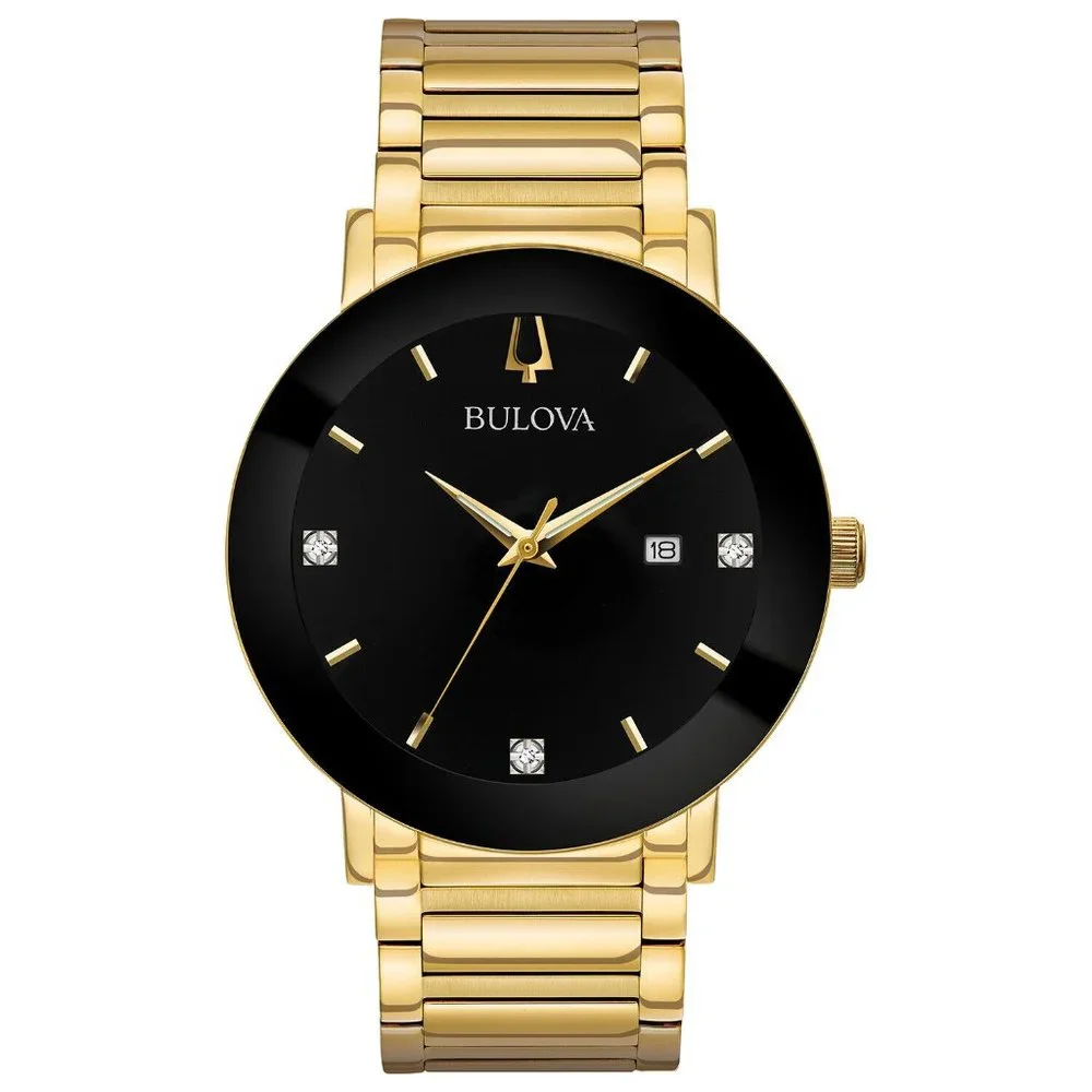 Bulova Diamond Accent Date Men's Watch!